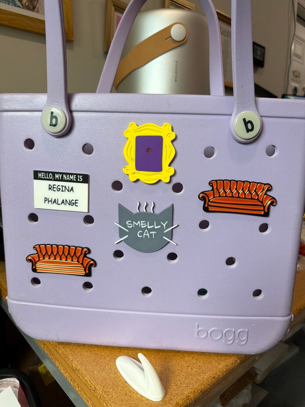 Lot of 5 Friends Themed Bogg Bag Charms - Slightly Imperfect